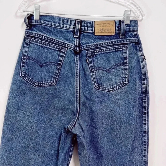 Levi's 900 series rare high waisted taper leg vintage jeans 12 - Picture 11 of 16